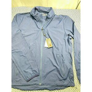 RLX Ralph Lauren Men's XL Navy Blue Jacket Lightweight Full-Zip NWT MSRP $248